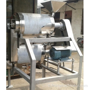 Mango de-stoner peeler at pulping machine